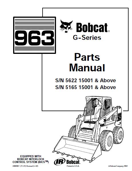 bobcat 963 skid steer|bobcat 963 parts manual.